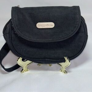 Baggallini Mini "On The Go" Nylon Convertible Fanny Pack Handbag Crossbody Bag